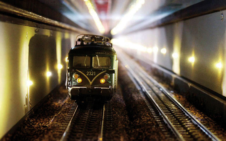 Amerika Hamburg Eurotunnel Zug