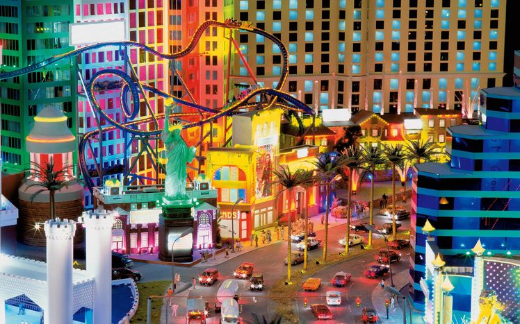 Amerika Las Vegas Achterbah