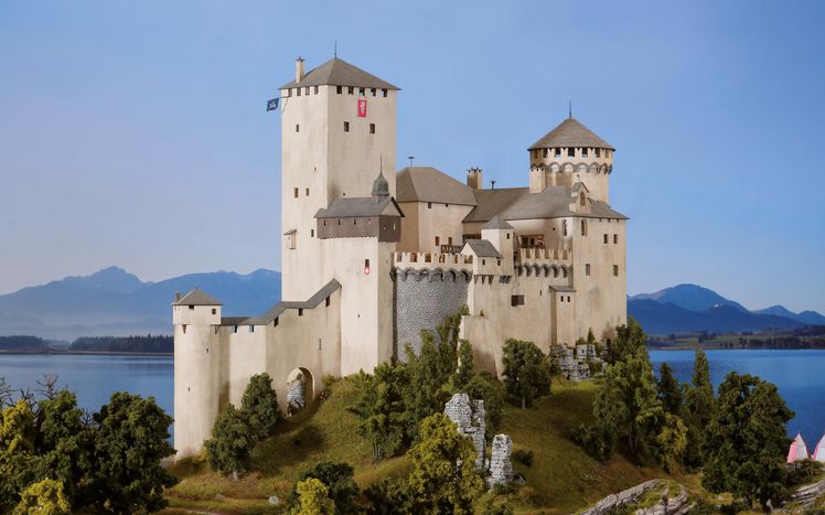 Schweiz Tessin Castello Di Montebello