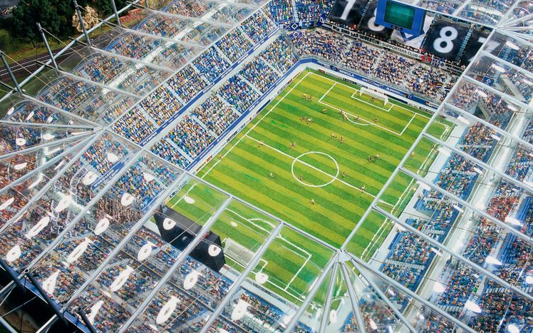 Hamburg Arena Spielfeld