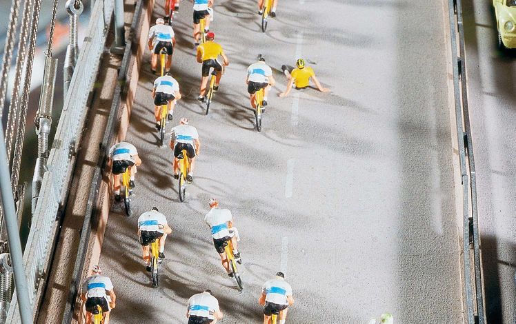 Hamburg Fahrradrennen Koehlbrandbruecke