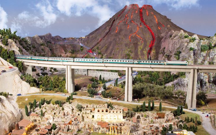 Italien Pompeji Vesuv