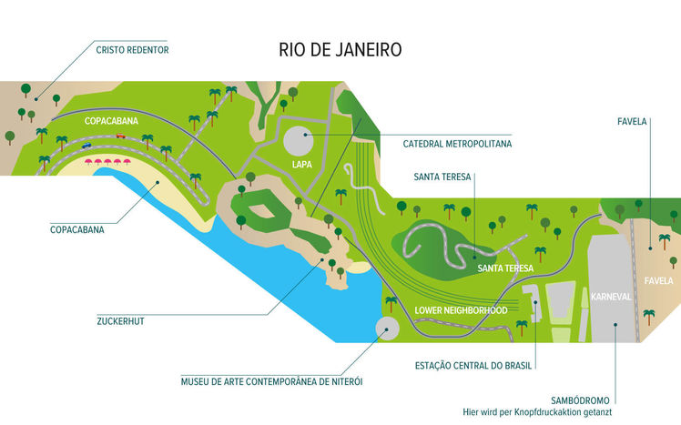 Lageplan suedamerika rio de janeiro