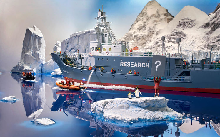 Patagonien antarktis research schiff