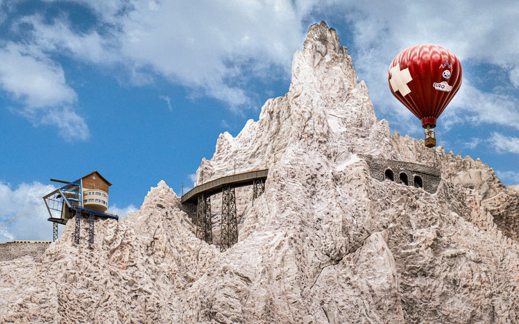 Schweiz gipfel ballon