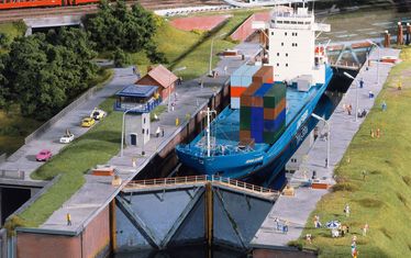 Skandinavien Schleuse