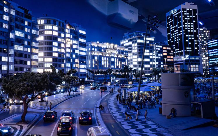 Suedamerika rio copacabana nacht 2