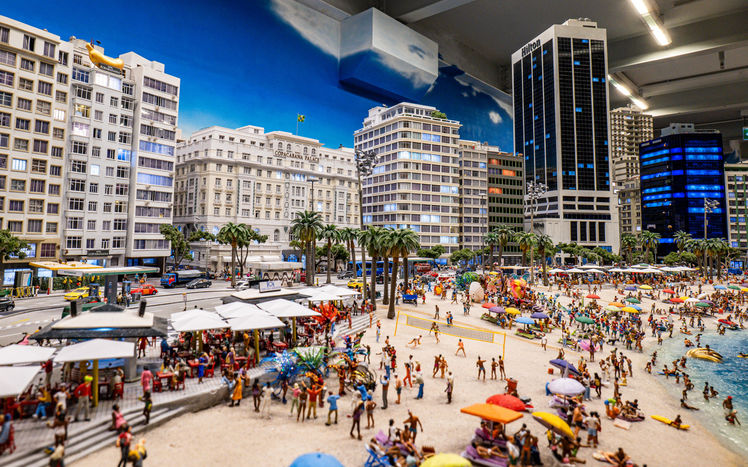 Suedamerika rio copacabana strand