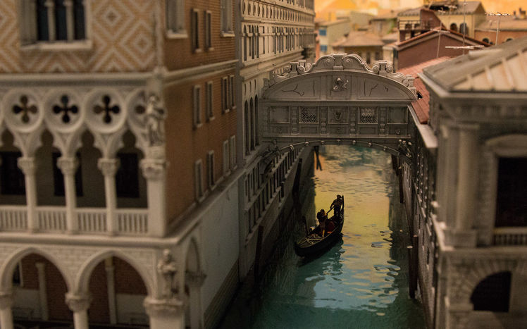 Venedig Bruecke Sonnenuntergang