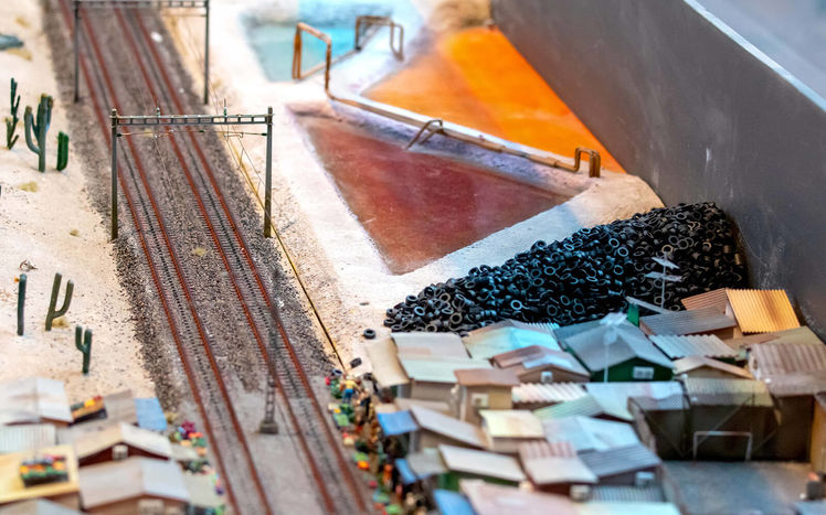 Welt von oben oelfelder