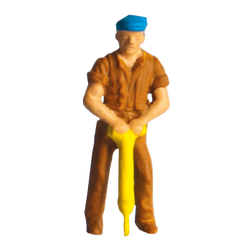 Preiser Bauarbeiter Presslufthammer