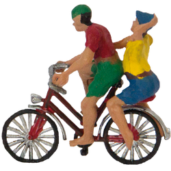 Preiser Fahrrad Paerchen