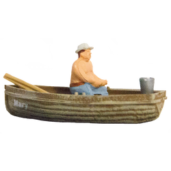 Preiser Mann Im Boot