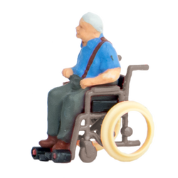 Preiser Opa Rollstuhlfahrer