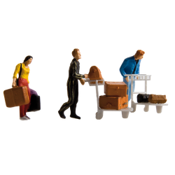 Preiser Reisegruppe Gepaeck