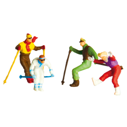 Preiser Skifahrergruppe